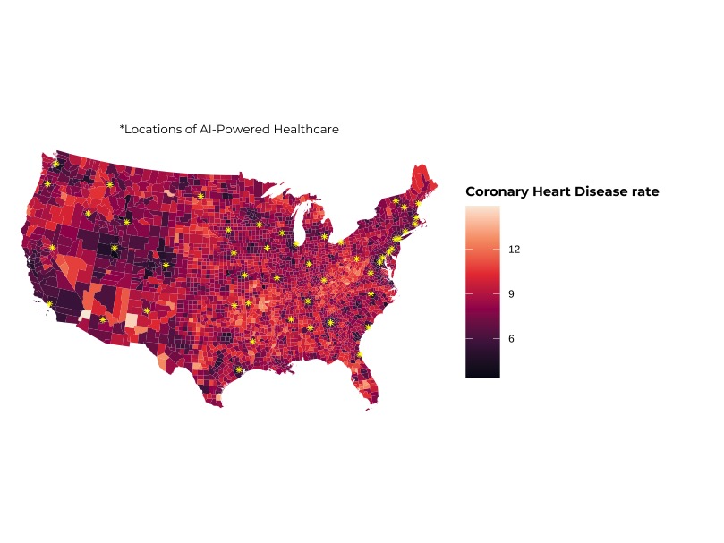 Choropleth of the US