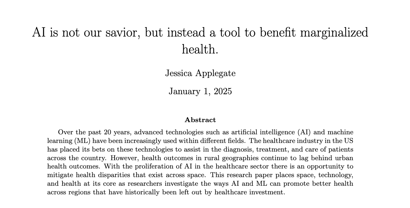 Research Article Abstract